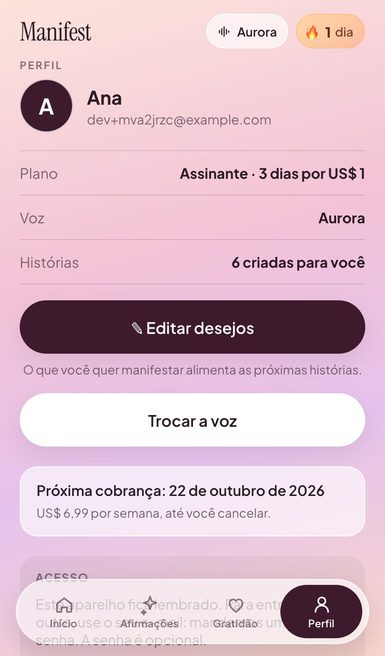Your account